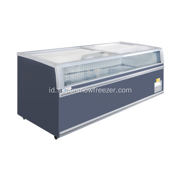 Kulkas komersial kulkas horizontal harga freezer minuman dingin